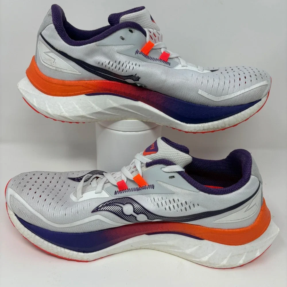 Saucony Endorphin Speed 4 Women's Size 10 White Orange Running Shoes S10940-129